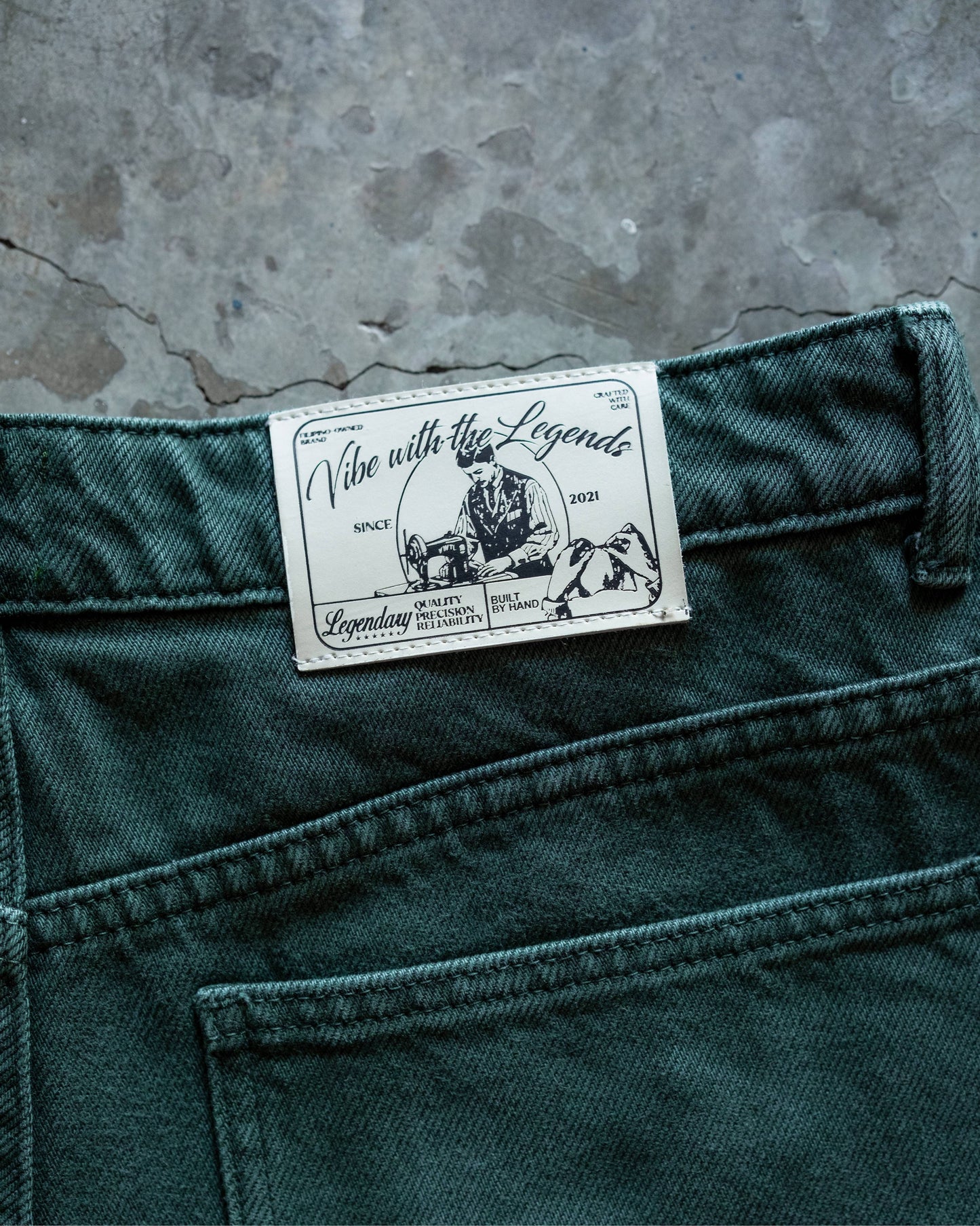 Denim Shorts - Dirty Snow