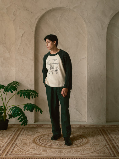 Knit Sweater - Curtain Call Embroidery