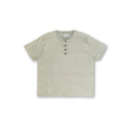 Knit Short-sleeve Henley - Washed Light Green