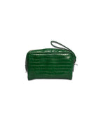 Crocodile Dopp Kit - Dark Green