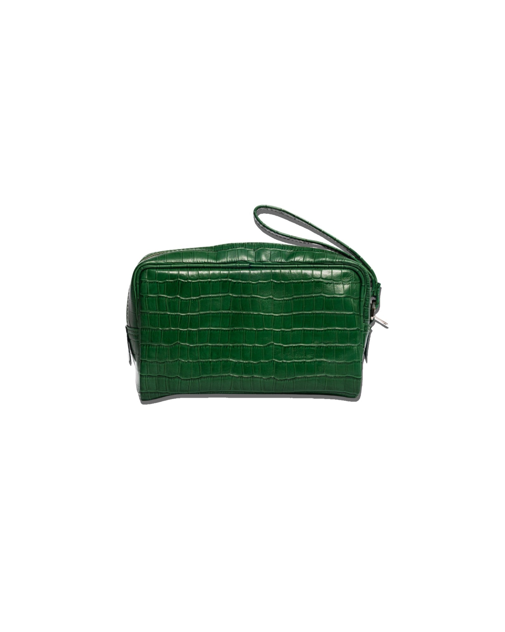 Crocodile Dopp Kit - Dark Green