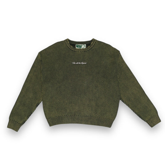 Heavy Knit Sweater - Retro Green