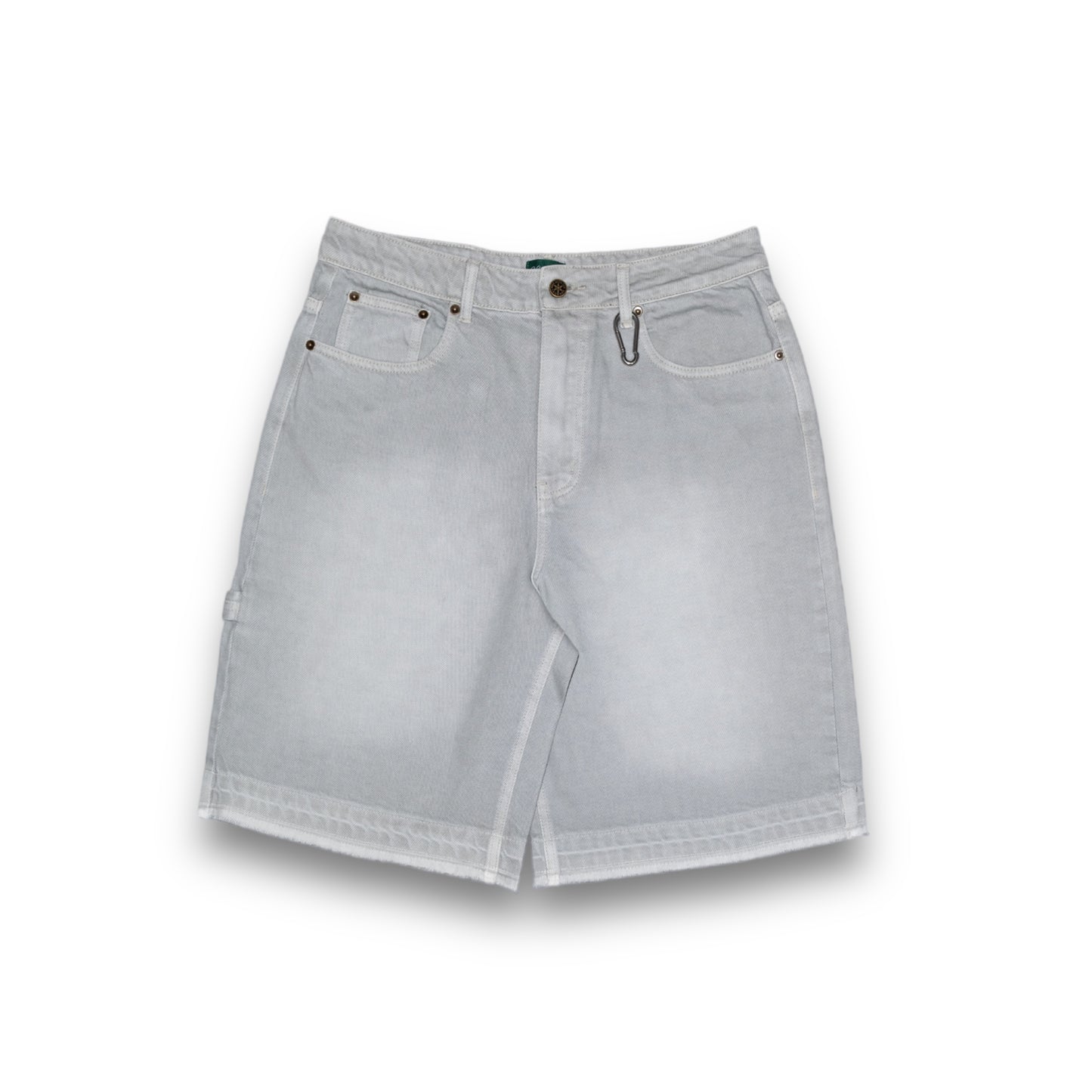 Denim Shorts - Washed Brown