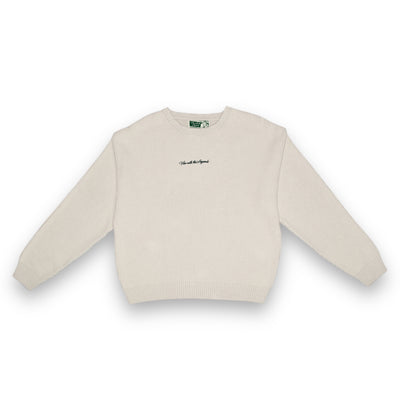 Heavy Knit Sweater - Cream