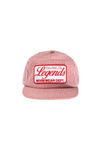 Packable Cap - Pinstripe Red