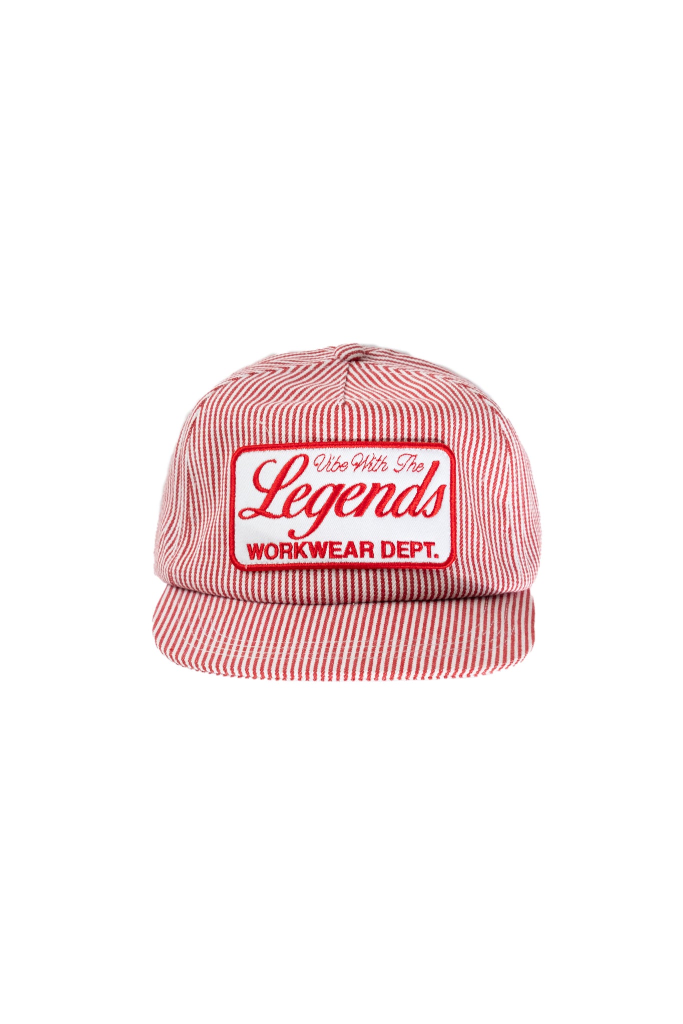 Packable Cap - Pinstripe Red