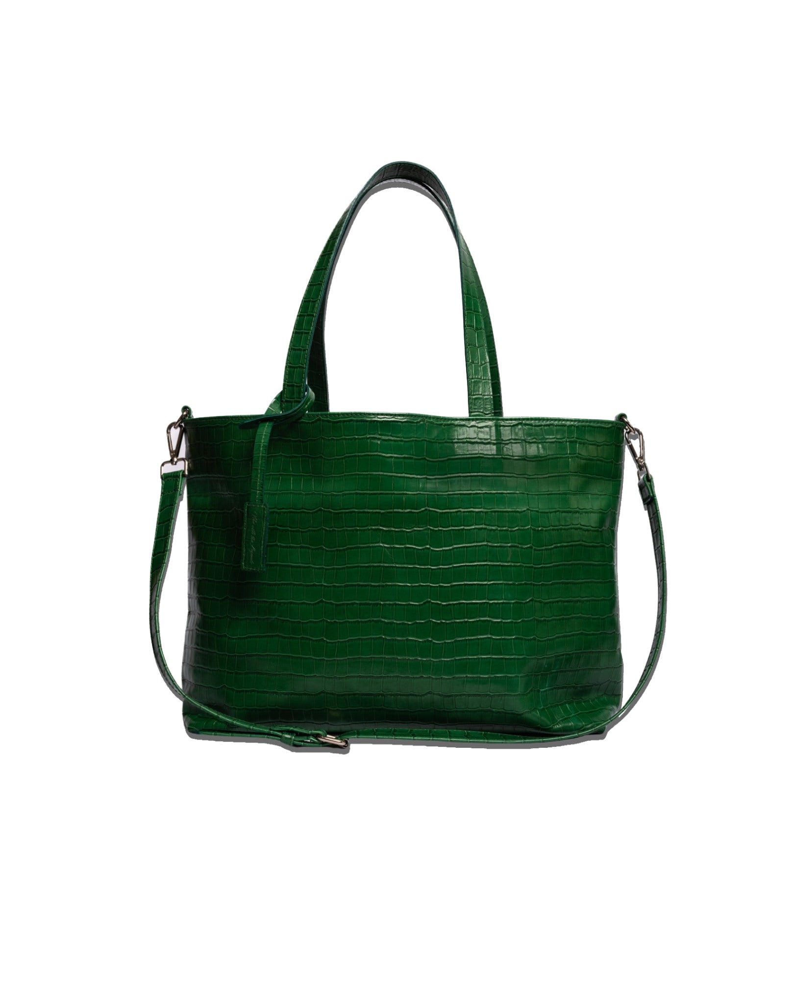 Crocodile Day Bag - Dark Green