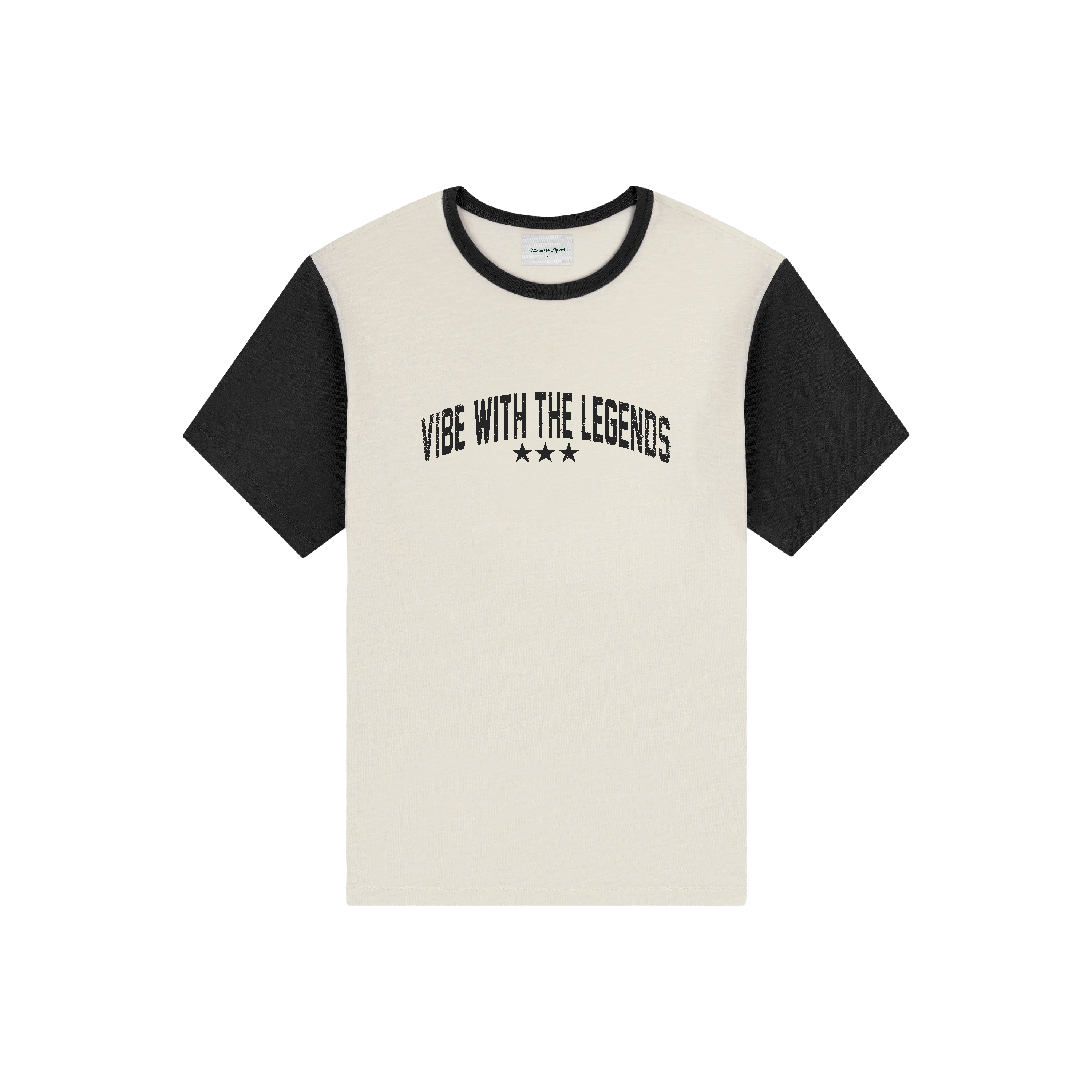 Ringer Tee - Black – Vibe With The Legends