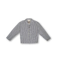 Pinstripe Jacket - Navy Blue