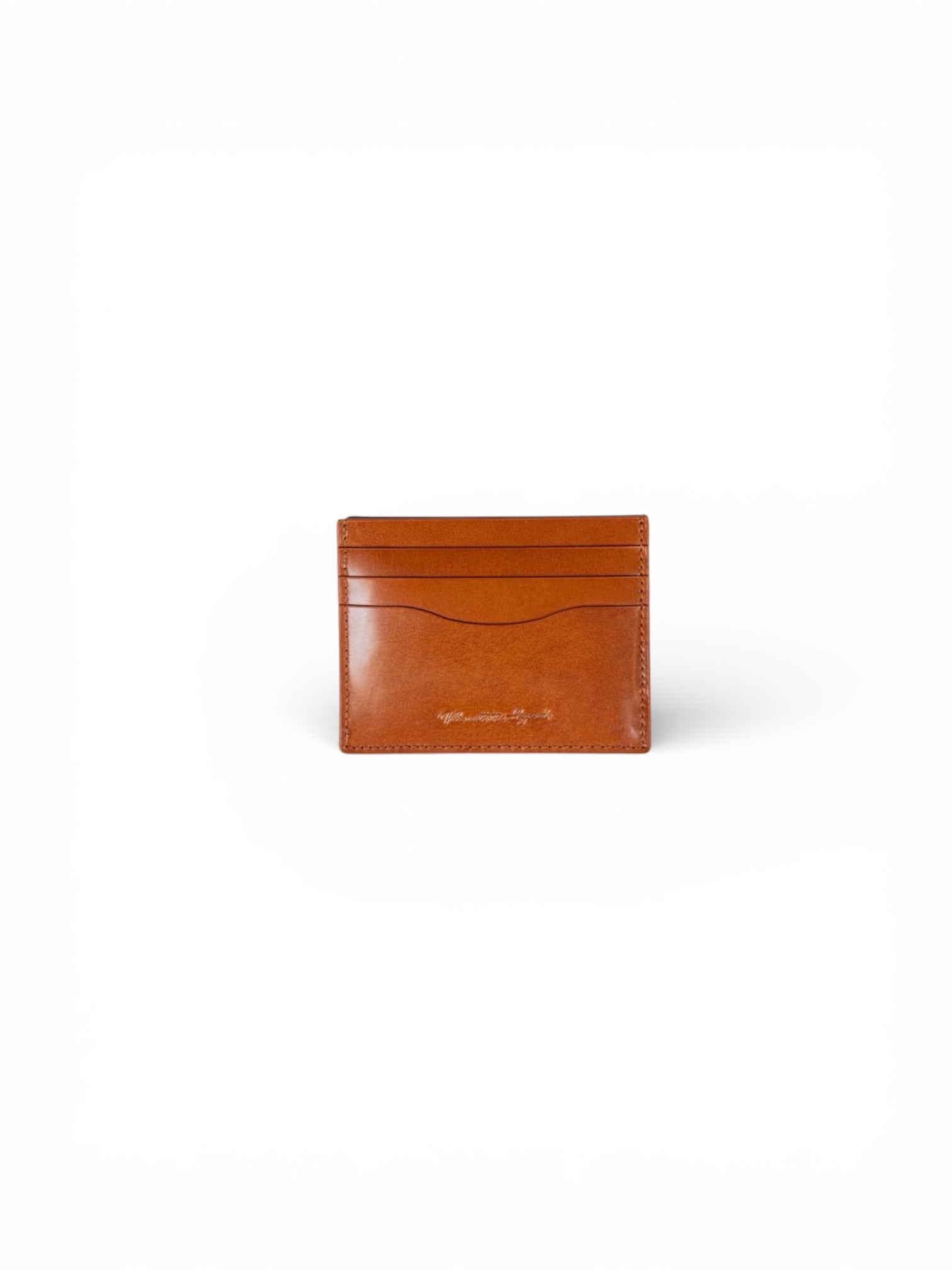 Vegetable Tan Card Holder - Cognac