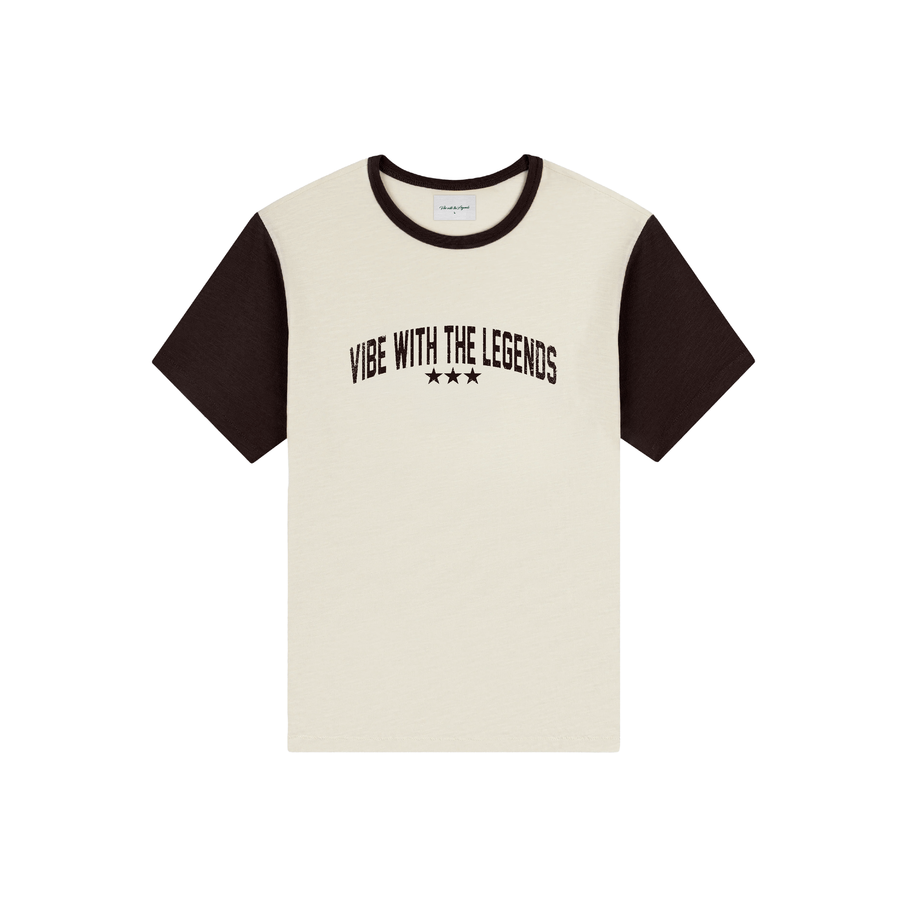Ringer Tee - Brown