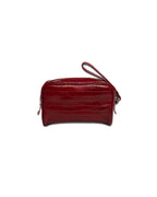 Crocodile Dopp Kit - Red Wine