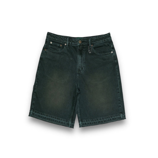 Denim Shorts - Washed Green