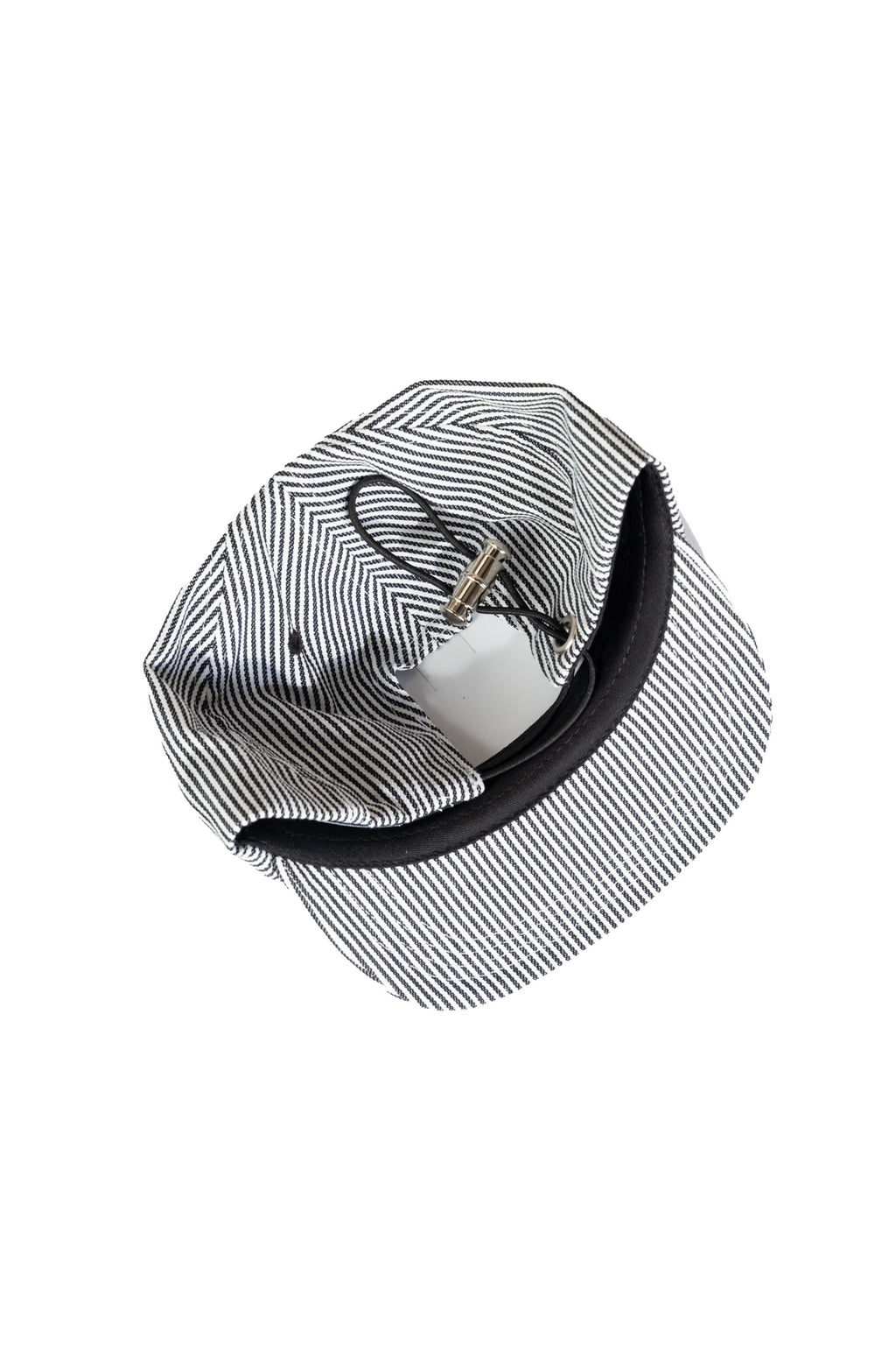 Packable Cap - Pinstripe Black