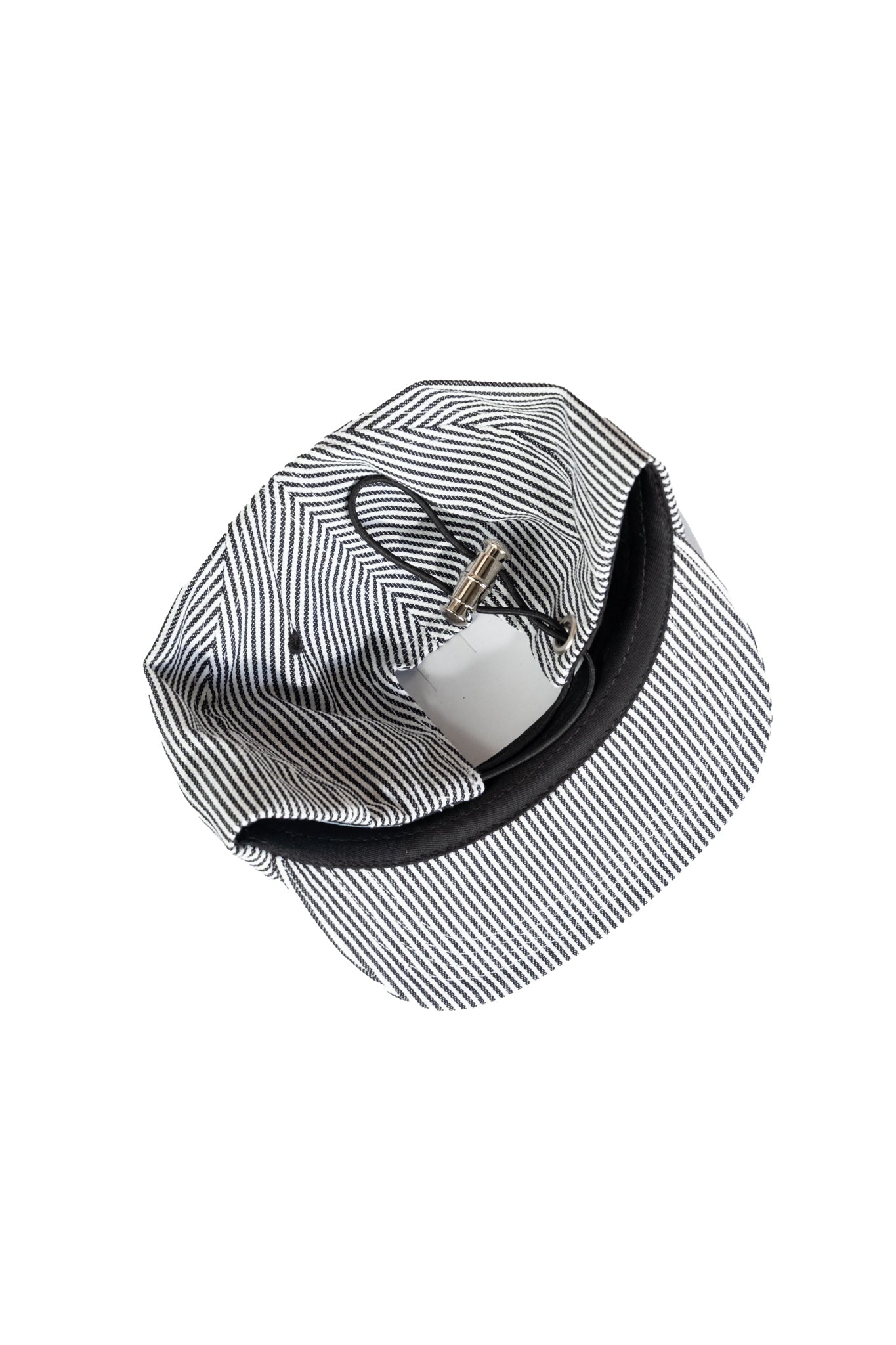 Packable Cap - Pinstripe Black