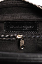 Crocodile Dopp Kit - Jet Black