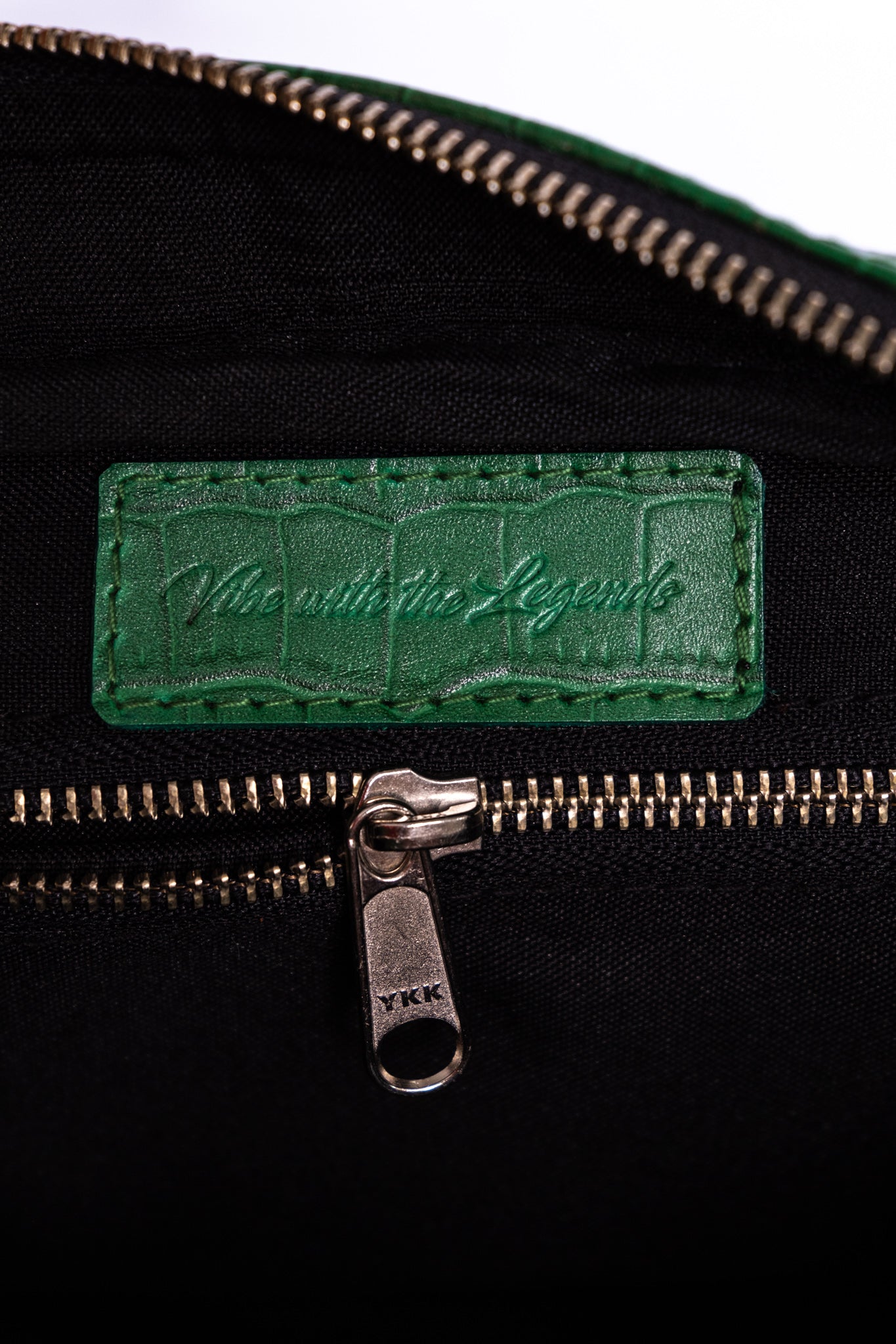 Crocodile Dopp Kit - Dark Green