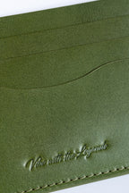 Vegetable Tan Card Holder - Kiwi