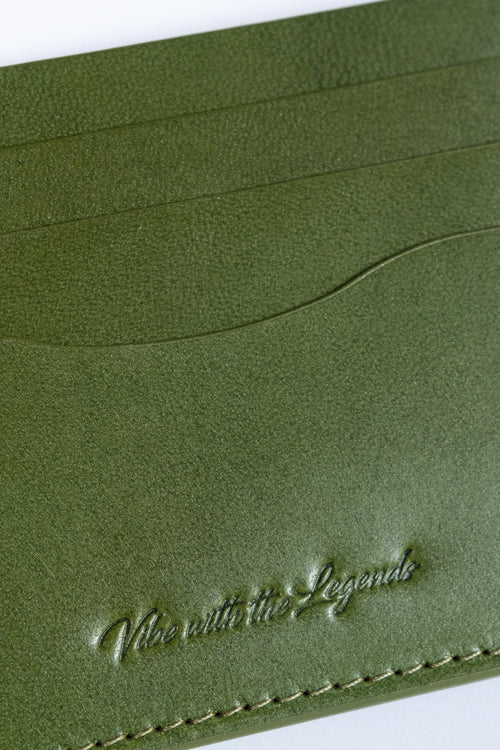 Vegetable Tan Card Holder - Kiwi