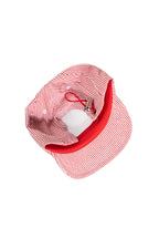 Packable Cap - Pinstripe Red
