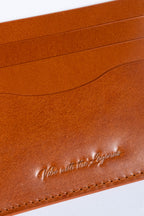 Vegetable Tan Card Holder - Cognac