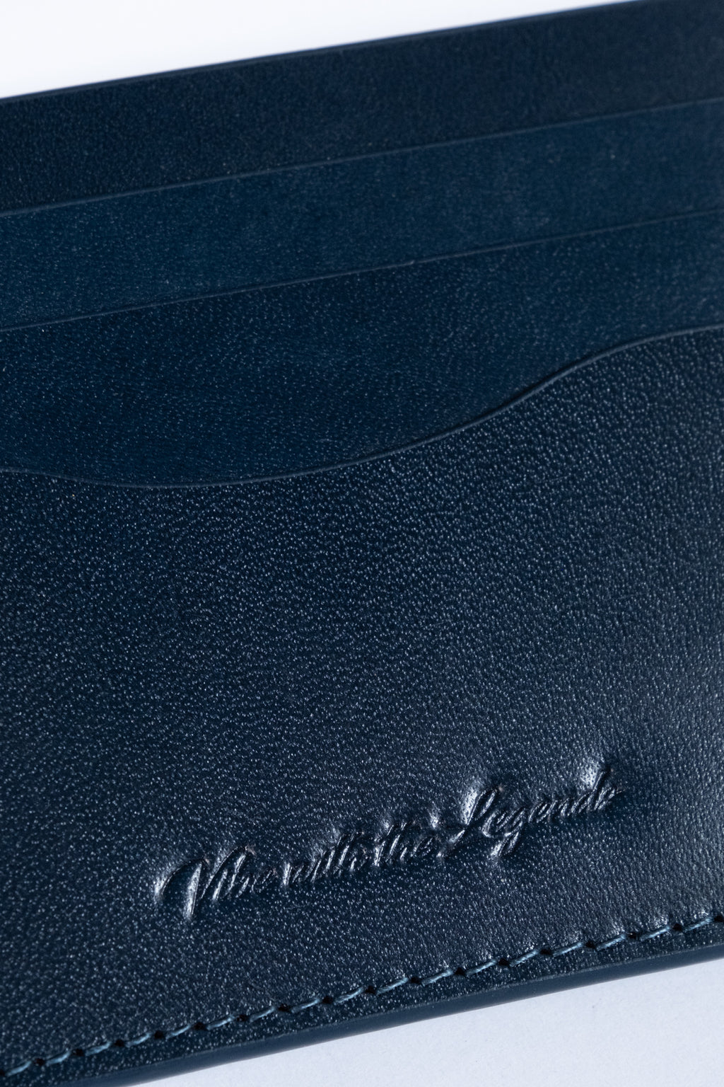 Vegetable Tan Card Holder - Midnight