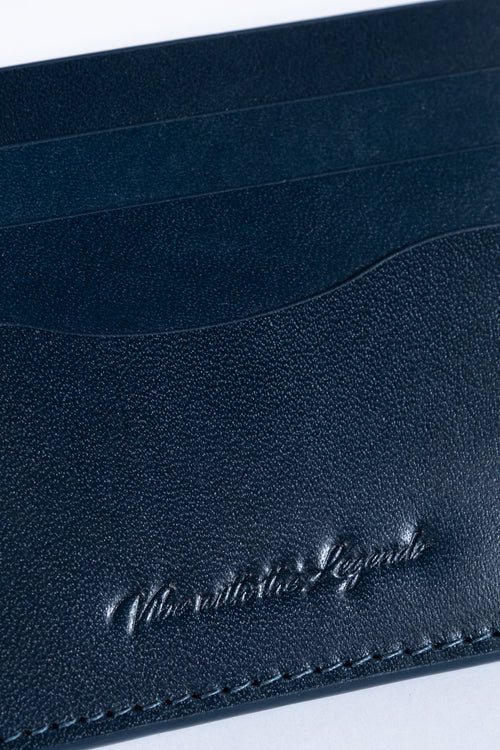 Vegetable Tan Card Holder - Midnight
