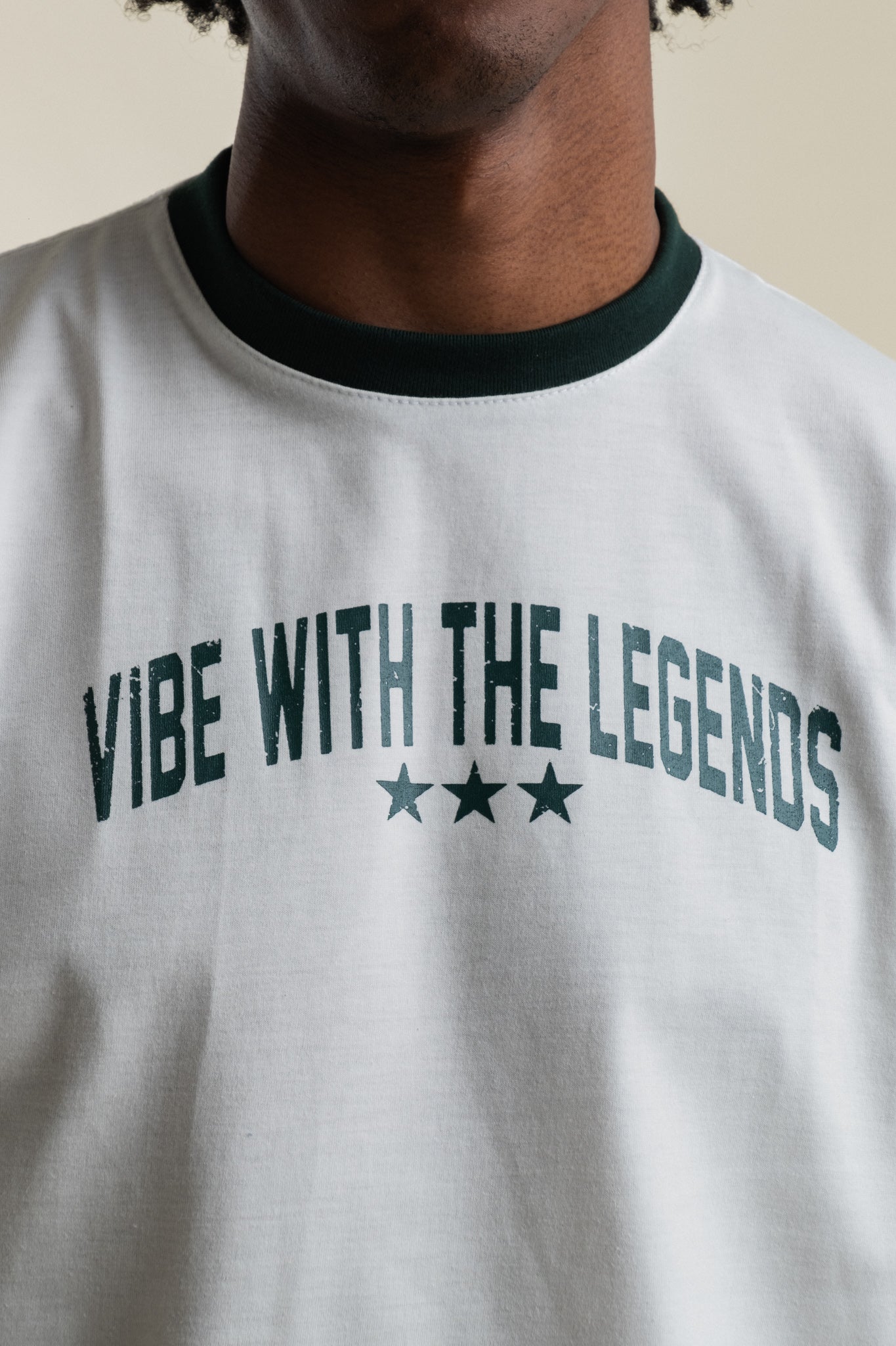 Ringer Tee - Forest Green