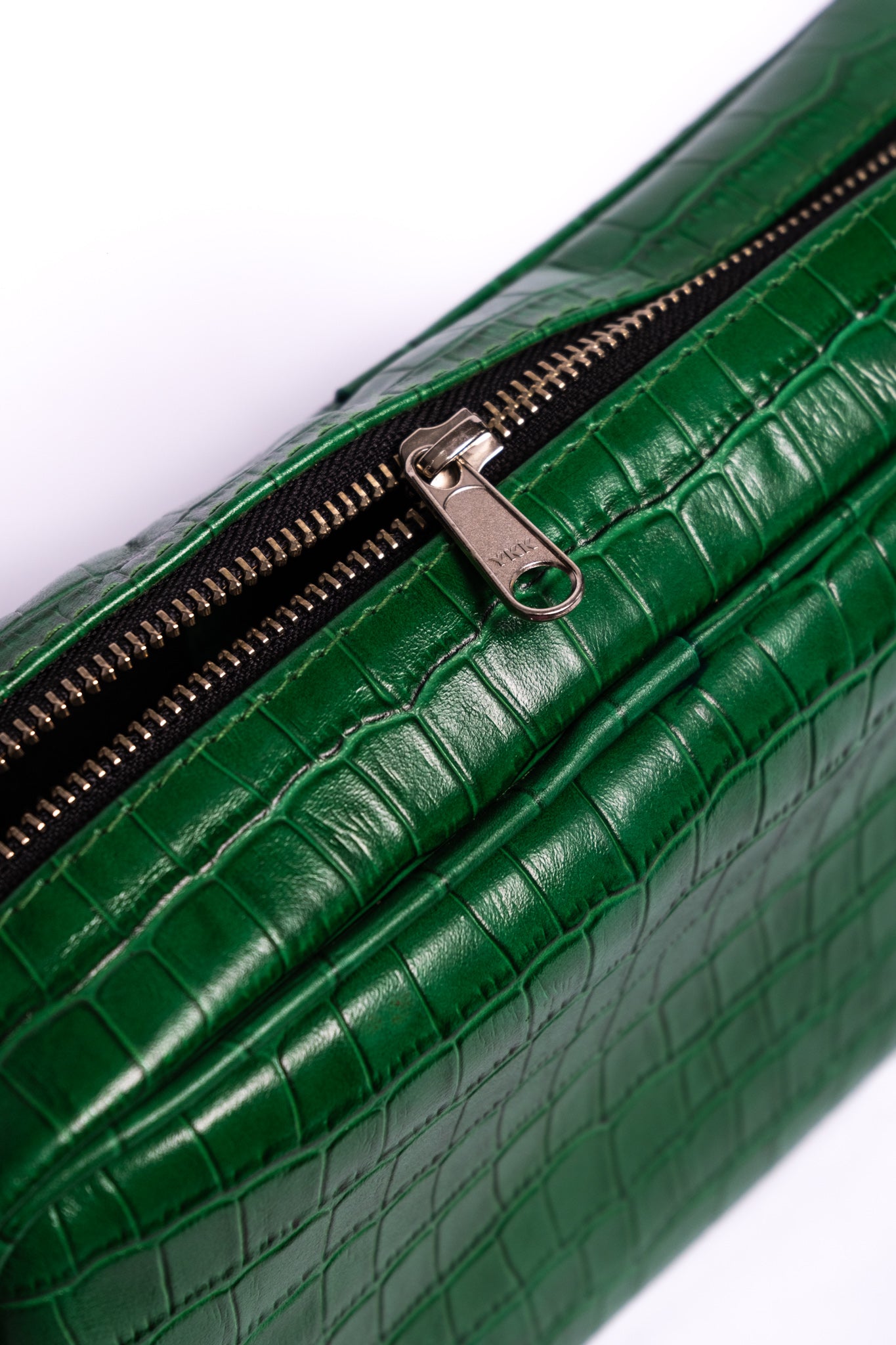 Crocodile Dopp Kit - Dark Green