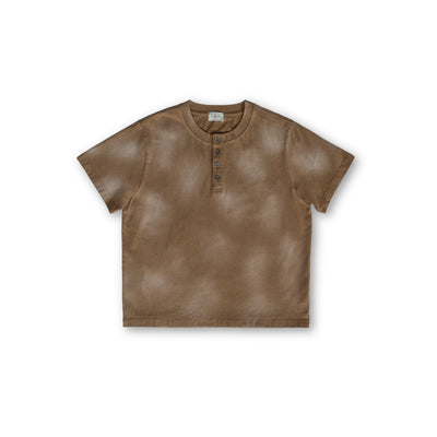 Sun Faded Henley - Vintage Brown