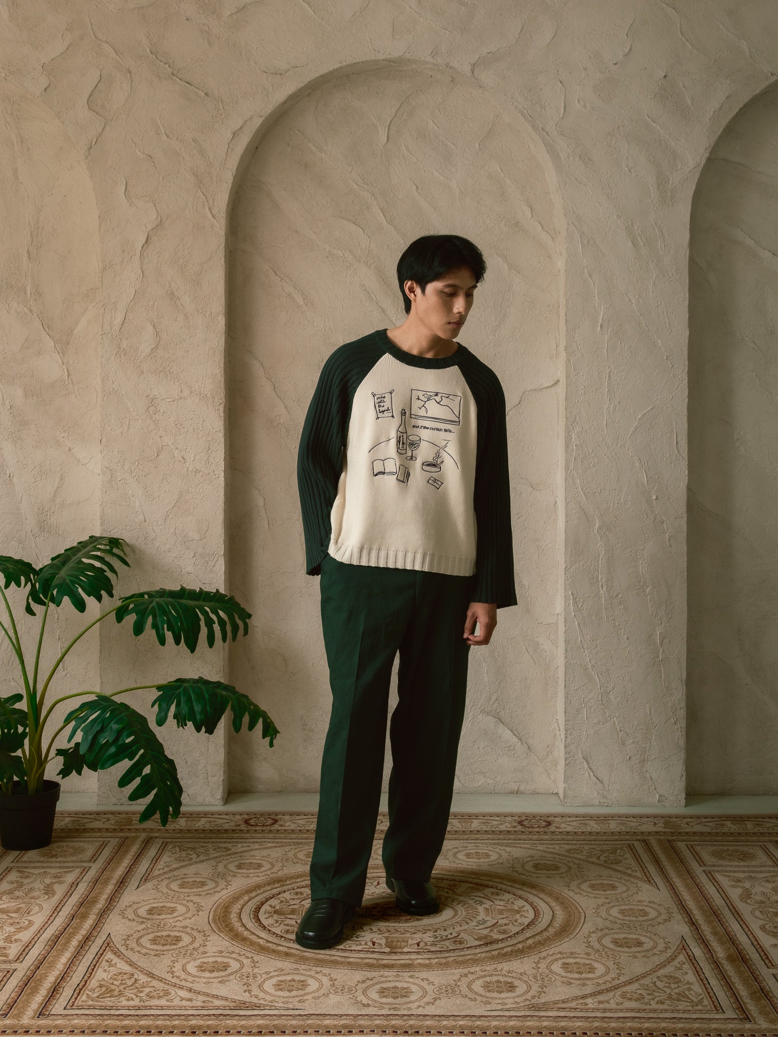 Knit Sweater - Curtain Call Embroidery