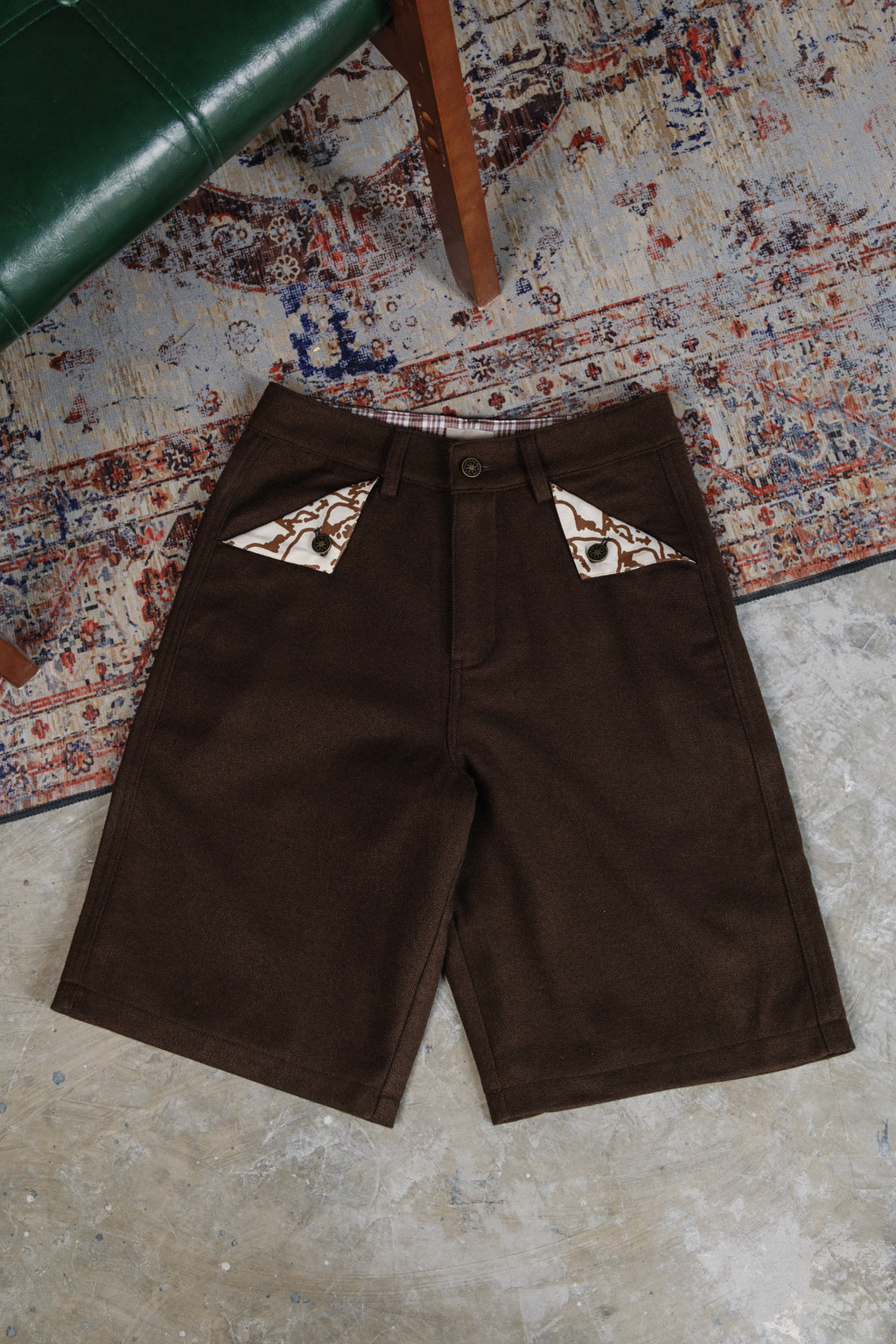 Filo Shorts - Chocolate Brown