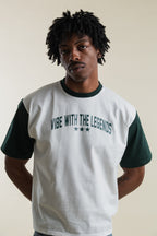 Ringer Tee - Forest Green
