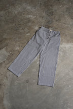 Pinstripe Pants - Navy Blue