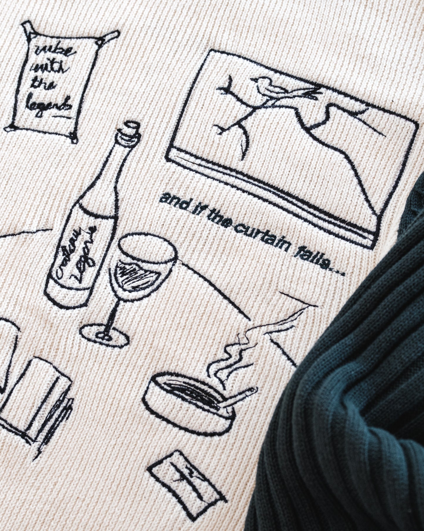 Knit Sweater - Curtain Call Embroidery