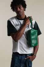 Crocodile Dopp Kit - Dark Green