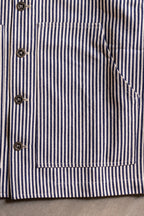 Pinstripe Jacket - Navy Blue