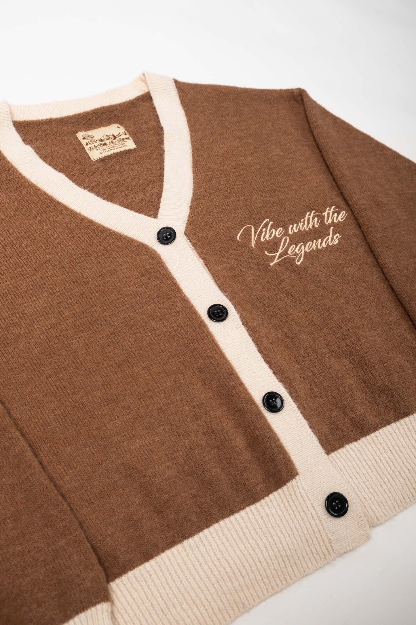 Mohair Knit Cardigan - Walnut Brown