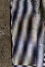Pinstripe Pants - Navy Blue