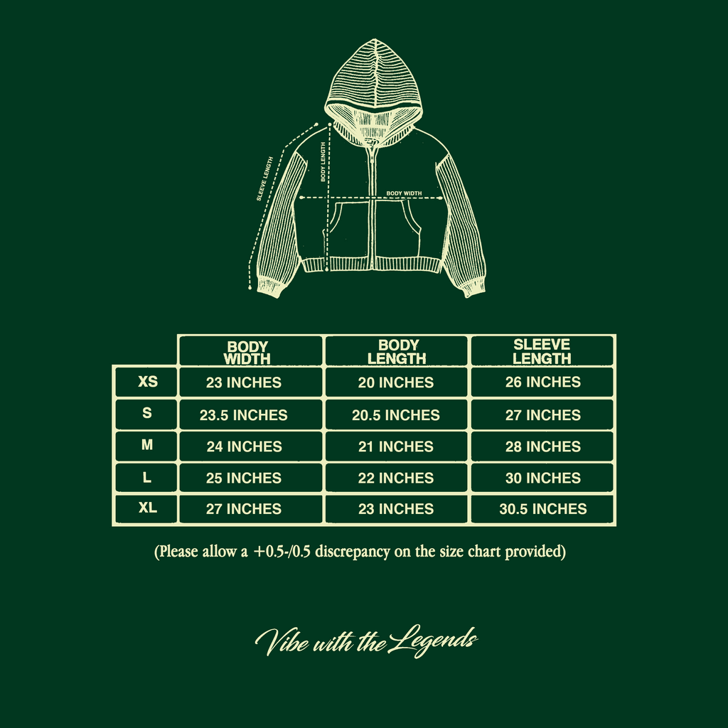 Knit Full-zip Hoodie - Washed Green