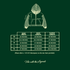 Knit Full-zip Hoodie - Washed Green
