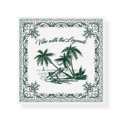 Scarf - Palm Trees & Dreams (Green)