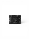 Crocodile Card Holder - Jet Black