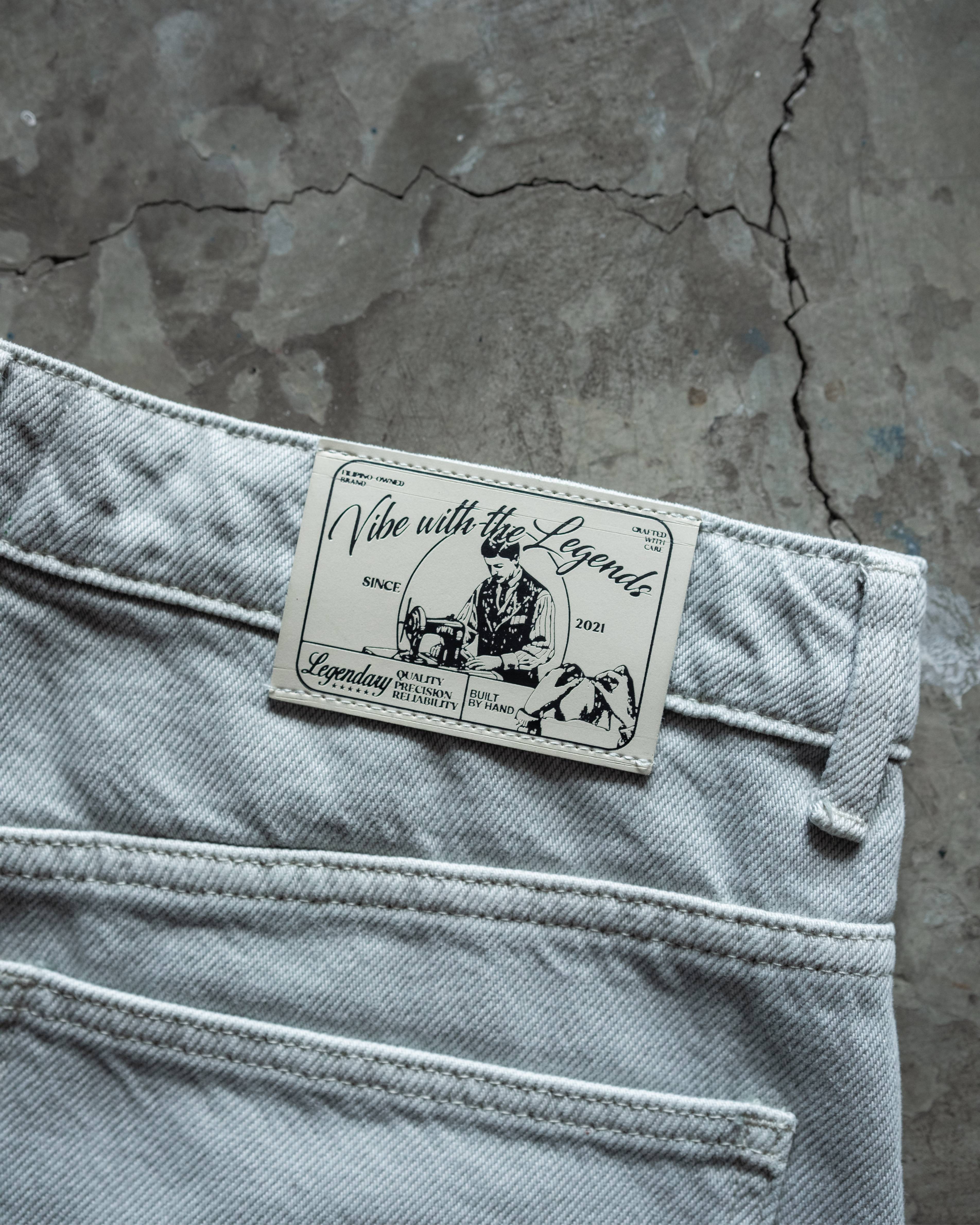 Denim Shorts - Dirty Snow