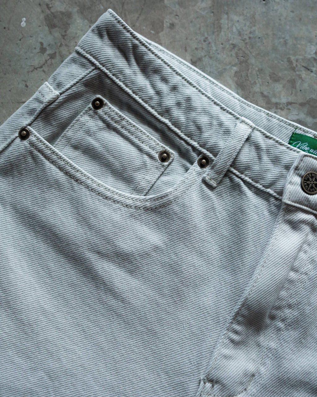 Denim Shorts - Dirty Snow