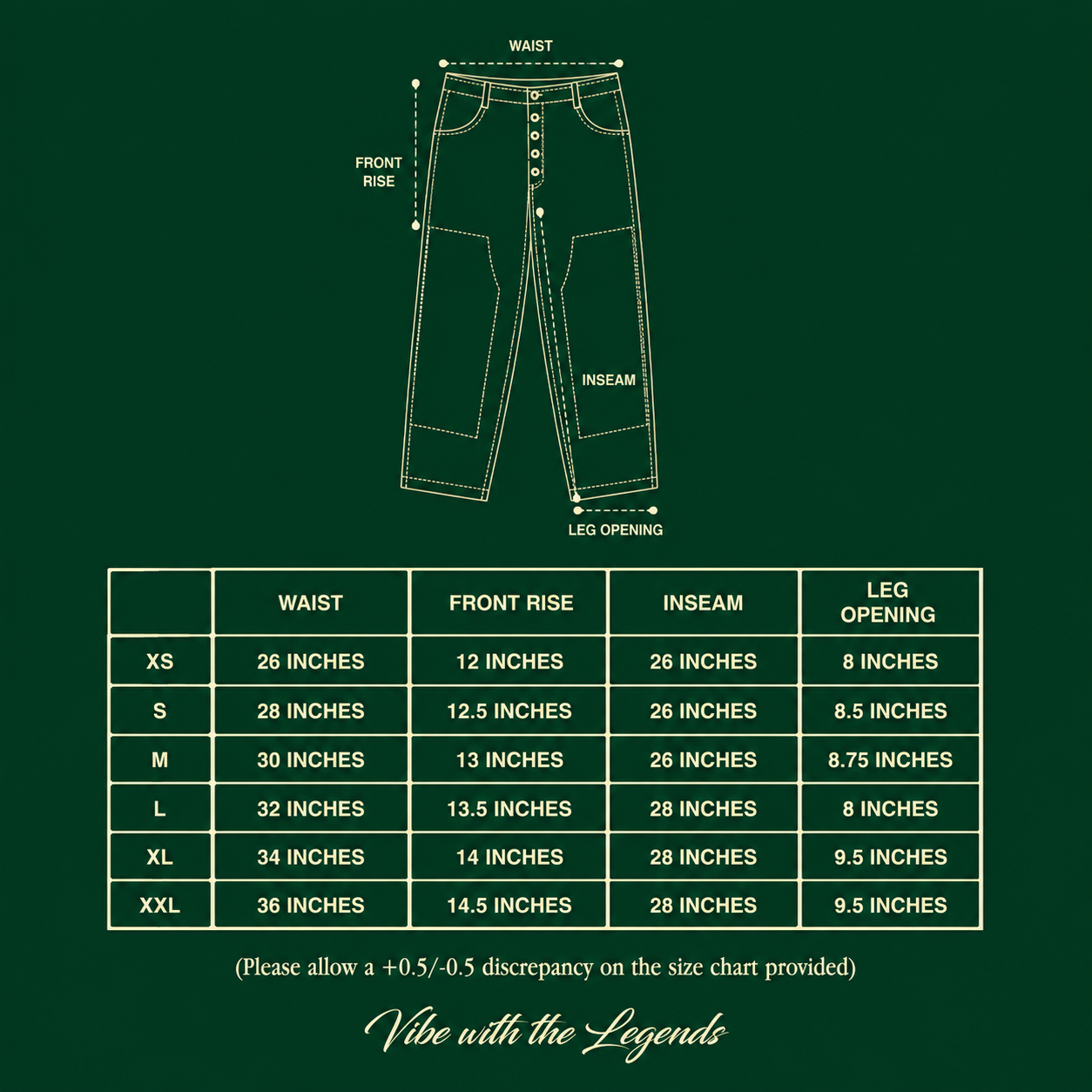Pinstripe Pants - Navy Blue
