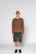 Heavy Knit Sweater - Retro Brown