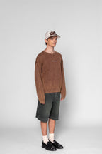 Heavy Knit Sweater - Retro Brown