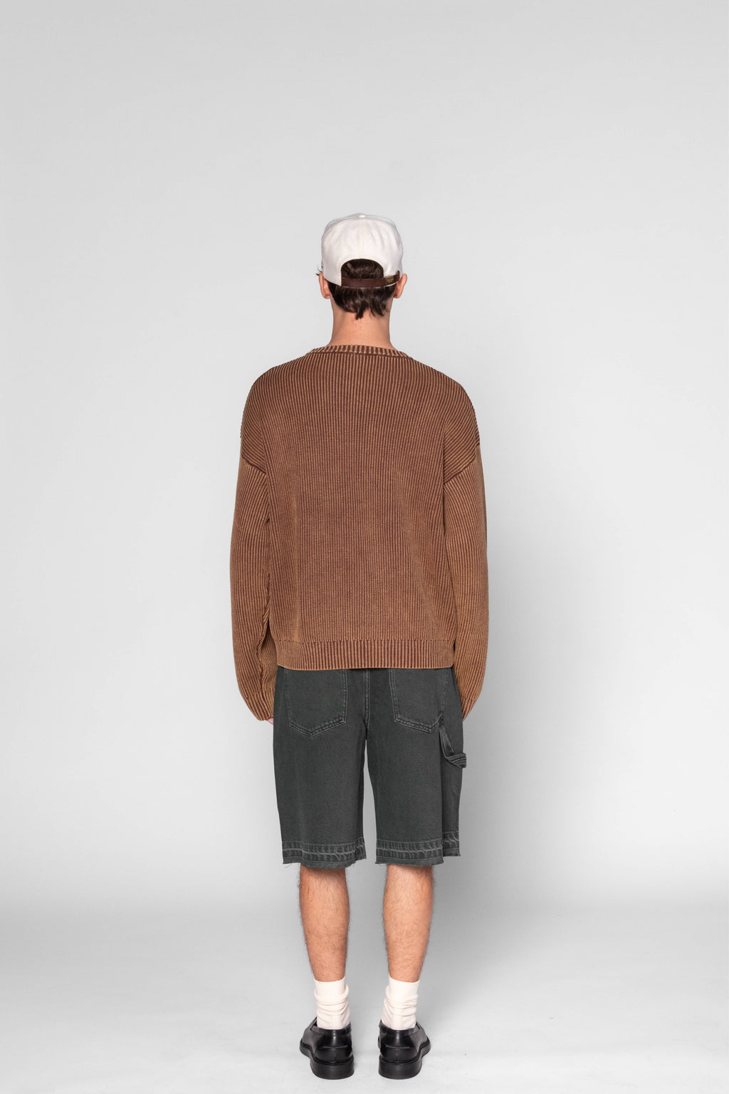 Heavy Knit Sweater - Retro Brown