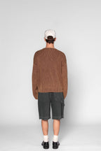 Heavy Knit Sweater - Retro Brown